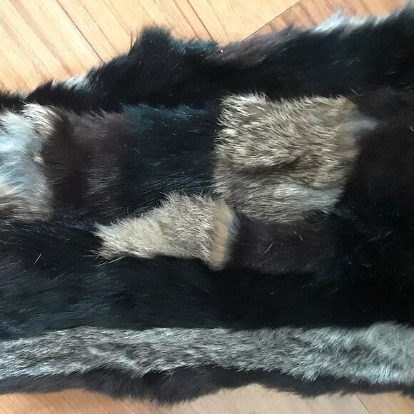 Vintage Genuine RABBIT FUR Scarf - Picture 7 of 14